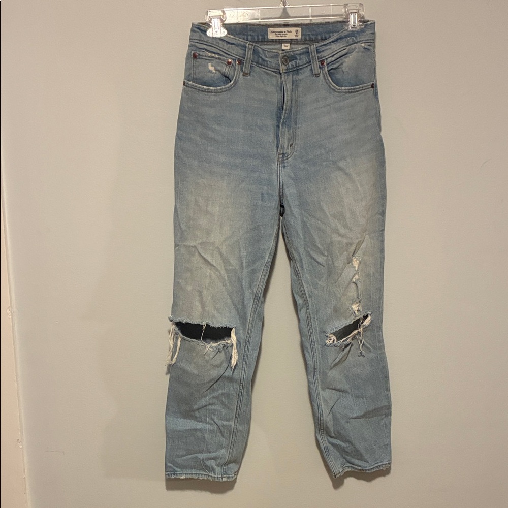Abercrombie & Fitch “The Ankle Straight - Ultra High Rise - Curve Love”